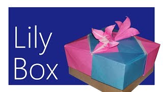 Modular Lily Box Origami Tutorial Tomoko Fuse [upl. by Rabkin]