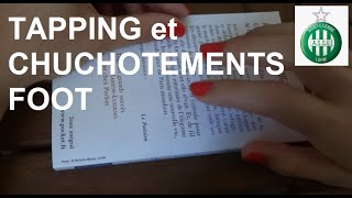 ASMR français  Tapping et chuchotements  ASSE foot 7 [upl. by Daveda]