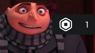 gru gets 1 robux [upl. by Reedy415]