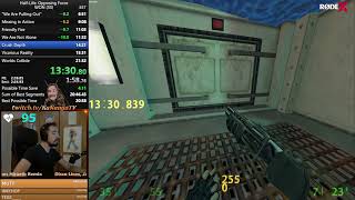 HalfLife Opposing Force NO DEATHSNO SAVES Speedrun in 2126 WORLD RECORD [upl. by Costanza984]