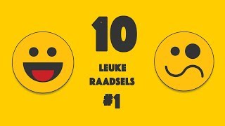 De 10 leukste raadsels voor kinderen  Weet jij het antwoord op deze 10 raadsels [upl. by Christoffer214]