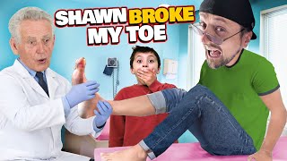 Shawn Broke My Toe FV Family clickbaityish [upl. by Esyli271]