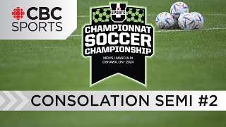 U Sports Mens Soccer Championship Consolation Semifinal 2  CBCSports [upl. by Nadean]