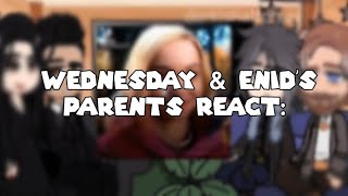 Wednesday amp Enids parent react to them  12  Wenclair  GCRV [upl. by Brenner428]