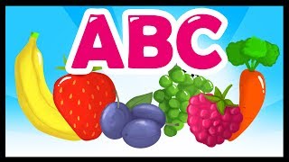 LABC des fruits et des légumes  Apprendre lalphabet en français  Titounis [upl. by Ahsikin]