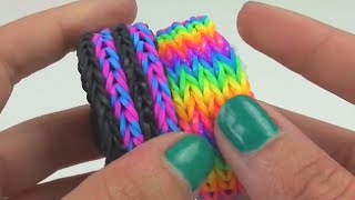 Loom Bandz DIY Vierfach Fishtail selber machen Anleitung Tutorial  How To deutsch [upl. by Selym]