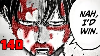 LE SECRET DE LIVAI ACKERMAN  CHAPITRE 140 LATTAQUE DES TITANS REVIEW SHINGEKI FLY BAD BOY [upl. by Jonati474]