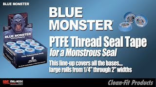 BLUE MONSTER Thread Seal Tapes [upl. by Sinne]