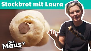 Nie wieder verbranntes Stockbrot  Lauras Machgeschichten  DieMaus  WDR [upl. by Cavill964]