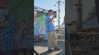 Singing quotPledging My Lovequot by Elvis Presley at the Delta Fair Music Festival in Memphis TN karaoke [upl. by Eentirb415]