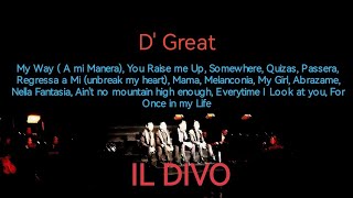 IL Divo LIVE FULL CONCERT Non Stop Captivating Songs 11252023 Newport World Resorts Philippines [upl. by Stedman479]