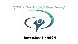 YWAM Canada Circle November Zoom Connect [upl. by Nwadrebma]