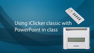 Using iClicker classic with PowerPoint in class [upl. by Mavis]