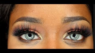 Solotica Contacts lenses 2021 NC Quartzo Monthly Review On Dark Skin [upl. by Hadeehuat]