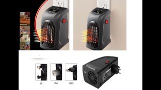 400W Electric Heater Mini Fan Heater Desktop Household Warmer Machine for Winter [upl. by Jenei]