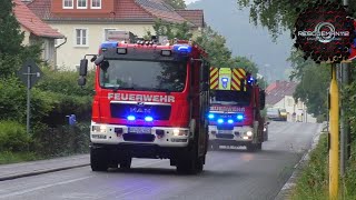 🚨 HLF 10  DLAK 2312 Feuerwehr Blankenhain [upl. by Prissie]