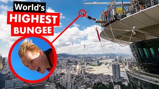 Worlds Highest Bungee Jump  233 meters 764 ft [upl. by Iralav529]