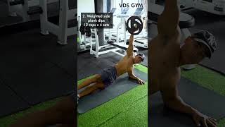 Train your 6 pack with plate weights  ABS Workoutabsworkout workout shorts [upl. by Nereus892]