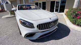 2019 MERCEDES S63 AMG CABRIOLET V8 BITURBO DESIGNO WALKAROUND AND DRIVE POV BY DRIVING EMOTIONS [upl. by Bolling]