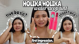 Review Holika Holika Waterdrop Tinted Foundation [upl. by Attener]