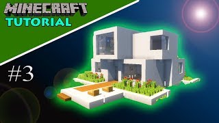 MINECRAFT PORADNIK  FUTURYSTYCZNY DOM 3  JAK ZBUDOWAĆ [upl. by Adnelg]