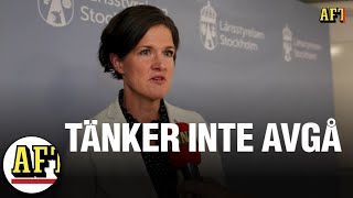 Anna Kinberg Batra efter JOkritiken Tänker inte avgå [upl. by Iror]