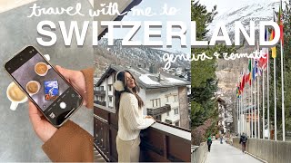 3 DAYS IN SWITZERLAND 🚂🏔️🇨🇭exploring zermatt glacier express local cuisine hotel room tour [upl. by Nesyla]