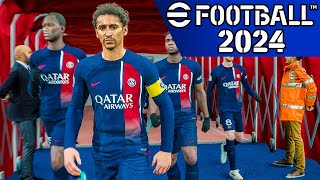 eFootball 2024 PSG vs FC Barcelona  Ligue des Champions  Difficulté Superstar [upl. by Kazue]