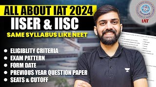 All About IAT 2024  IAT Exam IISER  Exam other than NEET for PCB  NEET 2024 latest News Today [upl. by Emerson]