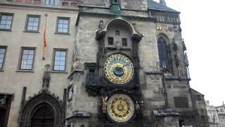 Astronomical clock  See the 12 apostles and rooster crow Prague Czech Republic  2bearbearcom [upl. by Wiese]