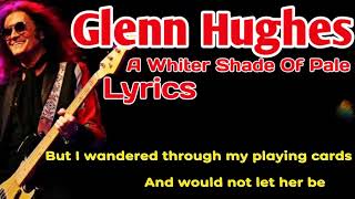 Marc Bonilla Feat Glenn Hughes  A Whiter Shade Of Pale Karaoke [upl. by Konyn]