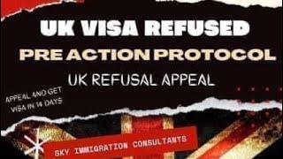 What is Pre Action ProtocolVisa chances on Pre Action ProtocolVisa Appeal After UK Visa Refusal [upl. by Orutra]