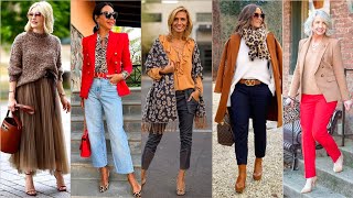 Shein Vintage Clothing For Women Over 50  Business Outfits Fashion 2024  Timeless Outfits [upl. by Suivatna]