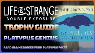 Life is Strange Double Exposure  Platypus Genius Trophy  Achievement Guide [upl. by Glyn]