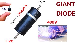 20000 Amps  Make a 400V 300A Giant Diode with 20 KA Peak Amperes  Best DIY Project 2020 [upl. by Wolliw]