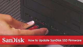 How to Upgrade the Firmware of a SanDisk® SSD [upl. by Rutan247]