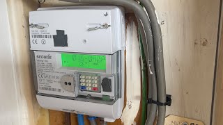 How to do a meter reading on a Secure Liberty 100 electric meter [upl. by Seabrooke]