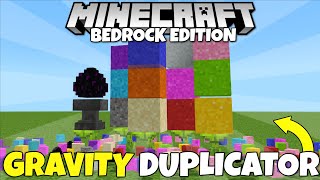 EASY Gravity Block Duplicator Infinite Items Minecraft Bedrock Edition MCPE Xbox PC PS5 [upl. by Nort]