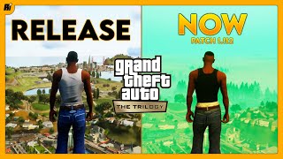 GTA Trilogy  Definitive Edition  Release vs Now Patch 1112 [upl. by Jedthus]