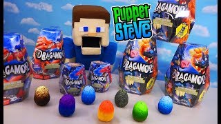 DRAGAMONZ Blind BOX Toys Surprise Dragon Egg Unboxing [upl. by Idyh]