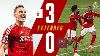 Up to THIRD 🔥  Forest 30 West Ham  Extended Highlights  Premier League [upl. by Retrac746]