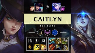 Caitlyn ADC vs Ashe Godlike  EUW Master Patch 1423 [upl. by Yaluz542]