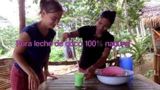 Como hacer LECHE DE COCO casera RECETA tradicional Tailandesa SIN GLUTEN [upl. by Ellenrahs596]