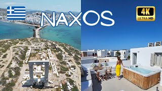 Naxos Greece 🇬🇷  The perfect place for a dream vacation  Walking tour Naxos Town Chora 4K [upl. by Ttoile83]