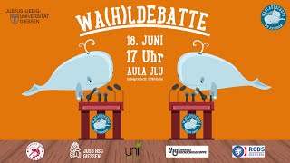 Wahldebatte zu den Hochschulwahlen 2024 an der JLU Gießen [upl. by Arrad]