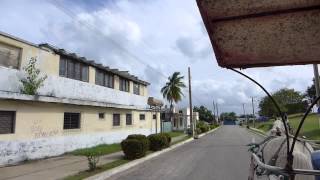 Una vuelta con coche en Nuevitas Cuba  City tour [upl. by Anaed]