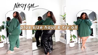 I GUESS IM A NASTY GAL NOW NASTY GAL PLUS SIZE amp CURVY TRYON HAUL  THEKATRINANICHOLE [upl. by Salena127]