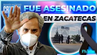 Asesinan a Juan Pérez Guardado en Zacatecas  Noticias con Crystal Mendivil [upl. by Yrrab]