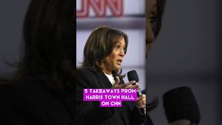 5 Takeaways from Harris Town Hall on CNN usnews livenews live news breakingnews uspolitics [upl. by Esereht]