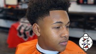 FLAWLESS TAPER FADE ON COARSE HAIR  Barber Tutorial [upl. by Salchunas]